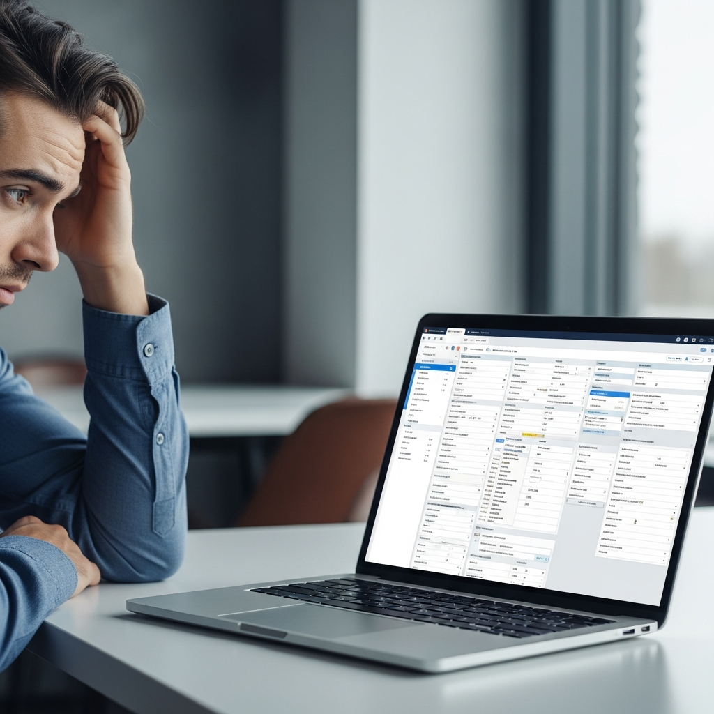 Employee frustrated with clunky timesheet interface