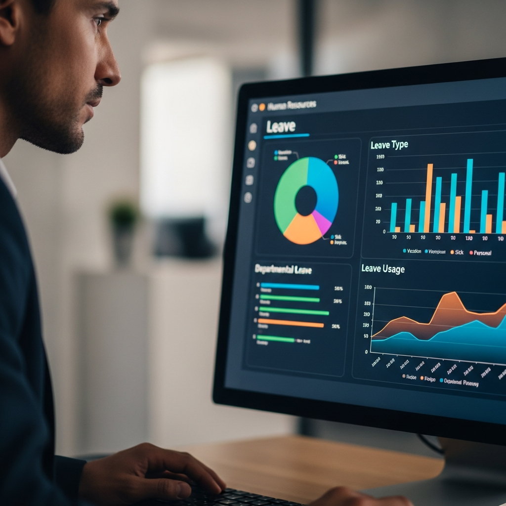 HR data analytics screen